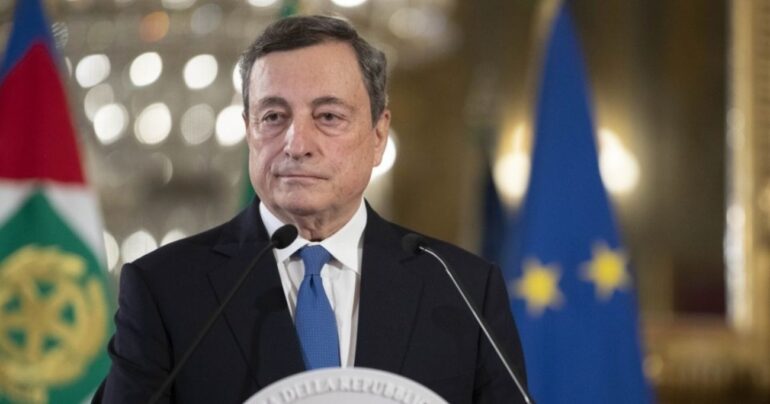 Mario Draghi. Credit Ufficio Stampa Quirinale